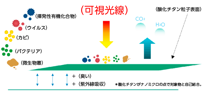 ナノソルCCの抗菌の仕組み